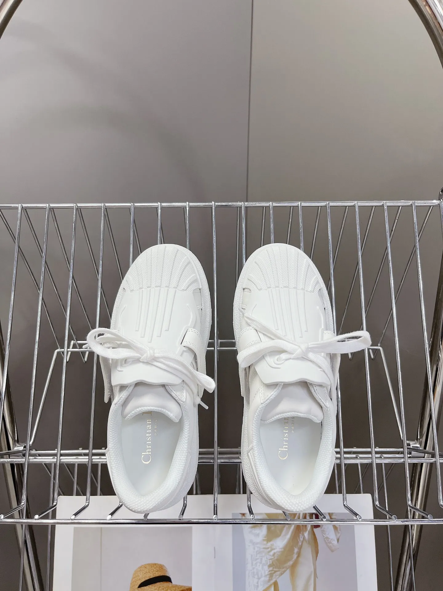 👟👟Ex-factory price P480👟👟 DIOR classic shell-toe sneakers, genuine purchase and development, perfect one-to-one reproduction ✔️Cow leather upper ➕Transparent film, classic shell outsole, very comfortable, genuine full set of packaging, transparent outsole, size 35-41
